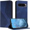 Mo-Somnus Cover per Google Pixel 9 Pro XL/10 Pro XL, Custodia Google 10 Pro XL Portafoglio, Cover Protettiva Libro Antiurto Case Flip Wallet Custodia Pelle PU con [3 Slot per Schede] [Magnetica] (Blu)