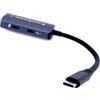 Eazedream Adattatore hub Type-C per occhiali Viture Xreal Rokid Rayneo AR (3 USB-C)