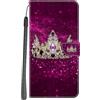 YKTO Custodia per Honor Magic 4 Lite,Flip Portafoglio PU Pelle Cover Libretto Magnetico Protettiva Built-in Card Slot Case TPU Silicone Bumper per Honor Magic 4 Lite,La corona splendente