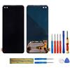 swark TFT Compatibile con OnePlus Nord &Nord(5G) & 8 Nord 5G & OnePlus Z (Nero Senza Cornice) Display LCD Touch Screen digitizer Assembly Vetro + Strumenti Impronte digitali Non supportate