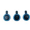 System-S Lente di protezione della fotocamera in vetro metallo per iPhone 12 Pro in blu
