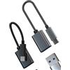 WASRUYI USB C Maschio a USB Femmina Adattatore(2 pack)per Apple iPhone16 15 OTG 3.0 Dati cavo compatibile per Samsung Android cellulare Macbook Convertitore USB-A Lettore Chiavetta Thunderbolt Tablet per ipad