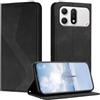 Mo-Somnus Cover per Honor win Turbo, Custodia Honor win Turbo Portafoglio, Cover Protettiva Libro Antiurto Case Flip Wallet Custodia Pelle PU con [3 Slot per Schede] [Magnetica] (Nero)