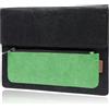 GAOCHY 13,3-14 Pollici Custodia per Computer Portatile per MacBook Pro 14 M4/M3/M2/M1 Pro/Max 2024-2021, MacBook Air 13 2017-2012, ASUS Chromebook/Zenbook da 14 Pollici, Custodia Kraft Lavabile