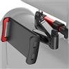 Homeet Supporto Poggiatesta per Tablet, Homeet Estensibile Supporto Tablet Poggiatesta Auto per Sedile Posteriore con Rotazione a 360 Gradi per 4,4-11 Pollici Tablet, Rosso