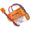 Generisch Trconelectron 6 V MR-BAT6V1 2 batterie di ricambio compatibili con 2CR17335A WK17 Orange Plug MR-BAT6V1 1650 mAh