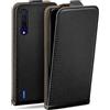MoEx Custodia a Portafoglio per Xiaomi Mi 9 Lite, Pieghevole, Protezione Completa a 360 Gradi, Pelle vegana, Custodia per Cellulare con Chiusura Verticale, Magnetica, Profondo - Nero