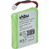 vhbw NiMH Batteria 600mAh (2.4V) per Telefono Fisso Cordless Medion MD81877, MD82711, MD82772, MD82877 sostituisce 5M702BMX, GP0827.