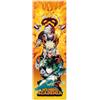 Grupo Erik My Hero Academia Poster da Porta 53 x 158 cm | Poster da Parete, Carta Lucida, Incorniciabile, Colori Brillanti, Decorazione Cameretta