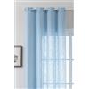 Gardinenbox Seoul, tenda con occhielli in fibra grossa, 245 x 140 cm, altezza x larghezza 245 x 140 cm, colore azzurro