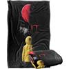 LOGOVISION It 2017 Rosso Balloon Coperta super morbida al tatto setoso - 91 x 147 cm