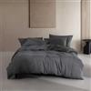 Calvin Klein - Set copripiumino per letto matrimoniale, Luxuriously Soft Home Decor, Modern Cotton Melange Jersey Bedding (Gunmetal Grey Heather, King)