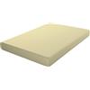 ECOMMERC3 Lenzuolo con angoli letto 80 cm misto cotone | Giallo | 50% Cotone, 50% Poliestere - elastico perimetrale - lavabile in lavatrice - antipiega - resistente - Qualità spagnola