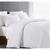 Bluemoon Homes Copripiumino per letto king size, con cerniera, 1000 fili, 100% cotone egiziano, morbido come la seta, traspirante, con chiusura a cerniera nascosta, 1 pezzo