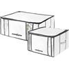 COMPACTOR Set 2 Custodie con Sacco Salvaspazio Sottovuoto, Formato XXL (210L) e M (125L), Bianco Life, RAN7023