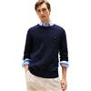 Tommy Hilfiger Cable Knit Crewneck Sweater Lightweight Pullover Maglione Uomo (Pacco da 1)