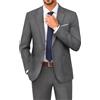 PJ PAUL JONES Abiti da uomo 2 pezzi Slim Fit Business Casual Blazer Giacche | Giacca blazer a 2 bottoni, pantaloni elasticizzati in vita per cena di nozze