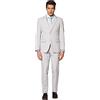 OppoSuits Tinta Unita Per Feste Da Uomo - Red Devil - Completo Completo: Include Pantaloni, Giacca E Cravatta Completo da uomo Uomo