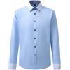 YFFUSHI Camicia Uomo Maniche Lunghe Elegante Classica in Cotone da Ufficio Casual