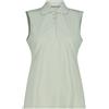 CMP Polo Senza Maniche Traspirante da Donna - 3T59776 (IT, Numero, 44, Regular, Regular, Pistacchio)