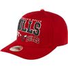 Mitchell & Ness NBA HWC Champ Stack Classic Red Snapback Cap Chicago Bulls