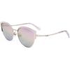 Swarovski SK0318 Occhiali da donna, Shiny Palladium, 54