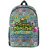 Zhongkaihua My Singing Monsters Fashion Student School Zaino adatto per ragazzi ragazze bambini Casual Outdoor Travel Essential Daypack