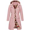 Tuopuda Giacca Impermeabile Donna Antivento Leggera Giacca a Vento Pioggia con Cappuccio Lungo Antipioggia Trench Impermeabile Raincoat Zipper Softshell Jacket Cappotto Parka Outdoor