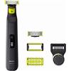 Philips OneBlade Pro 360 - regolabarba elettrico, rasoio e rifinitore corpo, 1 lama 360, 1 pettine altezza 14, 1 kit corpo