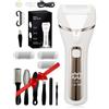 ViKKent Callus Remover Elettrico, Calli Rimozione Piedi Elettrico, Pialla Calli Elettrico con 3 Gear & 3 Ruote di Sostituzione, IPX7 Impermeabile Callus Remover per Tacchi screpolati