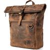 Berliner Bags Zaino Utrecht M in Vera Pelle, Zaino per Bici con Scomparto Porta PC, per Uomo e Donna - Marrone
