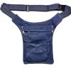 HCZ Marsupio Laterale Grande 027031, Blu navy tinta unita, 27x23 cm, Moda