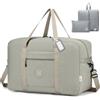 SPAHER Bagaglio a Mano 55x35x25 ITA Airways Borsone da Viaggio, Kaki