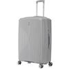 CELIMS - Valigia Grande in Polipropilene 75 cm | Valigia Grande | Bagaglio 75 cm | Lucchetto TSA | 8 ruote a 360° | Grigio