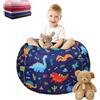 Hachera Borsa Portaoggetti Per Giocattoli Peluche, Pouf Peluche Con Cerniera