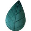 predolo Cuscino Decorativo a Forma di Foglia, Morbido, Comodo, Regalo, Cuscino di Peluche, per Piante, Soggiorno, Cameretta, Letto, Auto, Casa Divano, Lettura, Verde Scuro 50 x 30 Cm