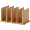 Artsaworry Separatori Scaffale in Legno Regolabili 5 Pezzi, Organizer Borse di Alta qualità per Armadio, Portaborse Stabile per Borse, Libri e Documenti, Divisori per Armadi Camera da Letto e Ufficio