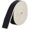 BENECREAT 9 m di Fettuccia in Cotone Fettuccia per Cucire Pesante 38 mm Nastri in Policotone per Sartoria Artigianato Accessori per Abbigliamento Bicolore Colore Bianco e Nero