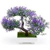DEANKEJI Pianta Artificiale da Interno, Affascinante Piante Finte da Appartamento, Bonsai Finto che Aggiunge Atmosfera, per Ristorante, Soggiorno, Camera da Letto, Decorazione D'ufficio