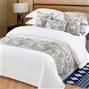 OSVINO Runner Letto Floreale Biancheria da Letto Sciarpa Microfibra Anti-Fade Bed Runner Decorazione del Letto per Casa Domestica Hotel