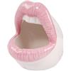 Generic Posacenere Simpatico Cartone Animato For Sigaro Labbra In Ceramica Vaso Di Fiori Creativo Porta Bocca Alla Moda Ornamento Da Tavolo For La Casa Portacenere(Pink)