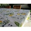 Pago Poco Runner Striscia Disegno LIMONI 100% COTONE ... MADE IN ITALY!!! (Runner 45x140)