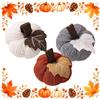 Yanghad Set 3 Zucche in Maglia, Decorazioni Autunno per Halloween Thanksgiving | Decorazioni Autunno Casa, Zucche Decorative Autunnali per Halloween, Thanksgiving, Centrotavola Autunnale