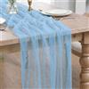 Artoid Mode Runner da Tavolo Garza Tulle Blu Polveroso 70x300 cm | Decorazione da Tavolo per Matrimoni Interni Vacanze Feste e Compleanni
