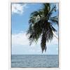 RK Cadres Cornice su Misura 33x48 o 48 x 33 Cornice portafoto Bianco con Filo d'Argento, 3.4 Centimetri di Larghezza