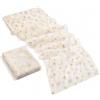 Cryptisg Runner da Tavolo con Margherite Ricamate, 75 x 300cm Runner Tavolo Fiori in Tulle, Runners da Tavola in Garza con Margherite Ricamate Bianche, per Cucina, Interni, Feste e Festività