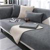 TUCVZVO Copridivano 3/2/4/1 Posti Con Penisola Destra Sinistra Universale Angolare,Copertura Protettiva Antiscivolo Per Mobili Per Animali Domestici,Grigio,1 pc 70x70cm