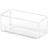 LINEE Recanati MEDITERRANEA Porta Bustine da Tè - Contenitore Design in PMMA 17x8x7 cm - Accessorio Elegante per Tavola Moderna - Made in Italy (Trasparente)