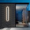 Klighten Lampada Parete Esterno LED IP54 Impermeabile Lunghe Interno Nero Applique Parete, 100CM/30W Metallo Acrilico Moderna Luci Esterne Parete, per Giardino Garage Patio, Bianco Naturale 4500K