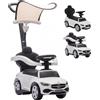 AIYAPLAY Auto Cavalcabile per Bambini 1-3 Anni Licenza Mercedes-Benz, Bianco